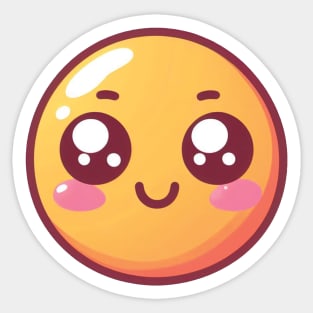 Happy Big Eyes Emoji Sticker